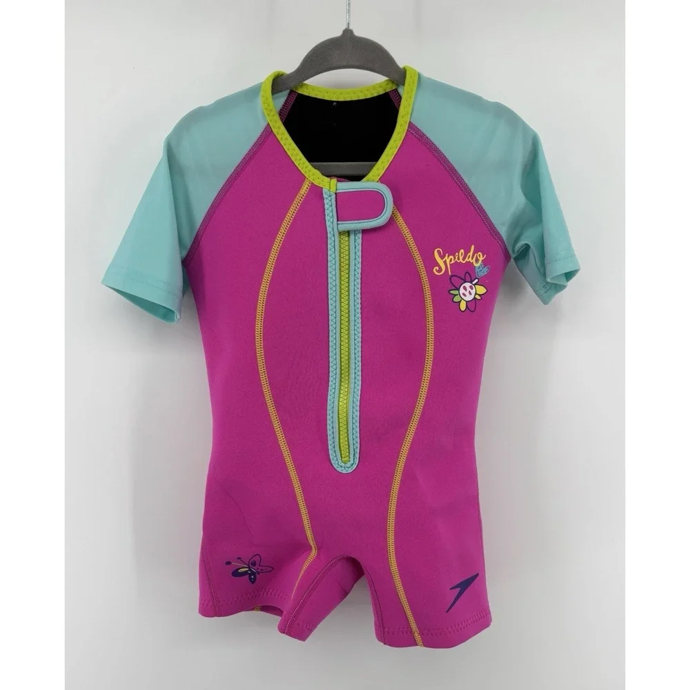 Speedo Kids Begin To Swim UV Thermal Swimsuit UPF 50+ Sz 3T